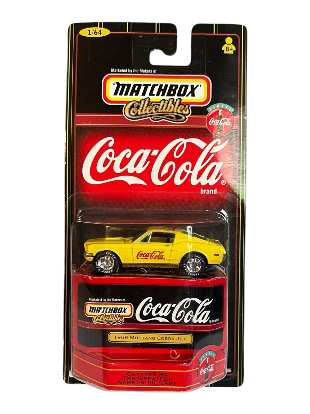 Matchbox Collectibles Coca-Cola 1968 Mustang Cobra Jet 1:64 DieCast Car NIB #S-9